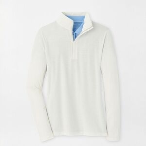 Peter Millar Evelyn Drirelease® Quarter Zip Ivory LF22EK14